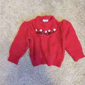 Vintage Knit Daisy Sweater